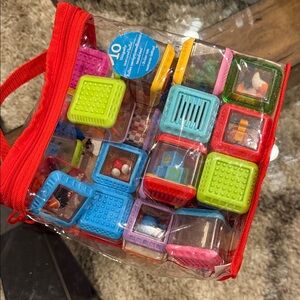 Stackable Sensory Activity Blocks - Multicolor Kids Toy